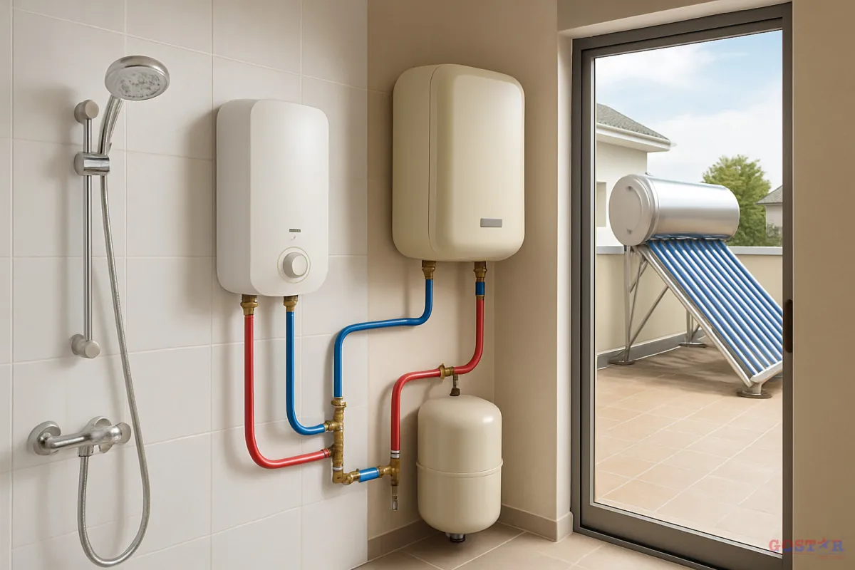 Hướng Dẫn Thiết Kế Đường Ống Hồi Bình Nóng Lạnh Gián Tiếp Cho Nhà Phố 3-4 Phòng Tắm